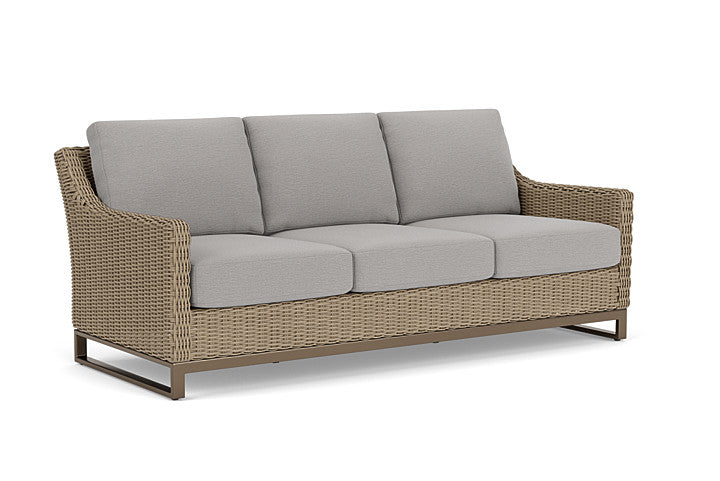 Lloyd Flanders - Milan Sofa In Brushwood Finish With Remy Shadow Fabric - 4750551882004 view 1