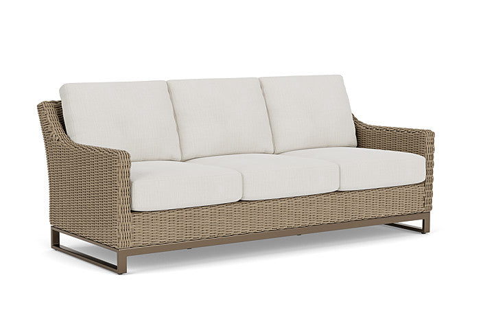 Lloyd Flanders - Milan Sofa In Brushwood Finish With Rollo Linen Fabric - 4750551882020 view 1