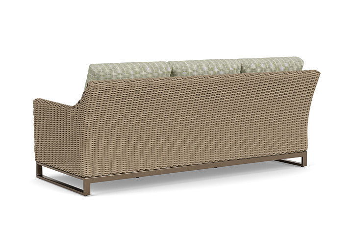 Lloyd Flanders - Milan Sofa In Brushwood Finish With Romulo Laurel Fabric - 4750551882049 view 2