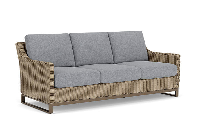 Lloyd Flanders - Milan Sofa In Brushwood Finish With Rumba Stonewashed Fabric - 4750551882006 view 1