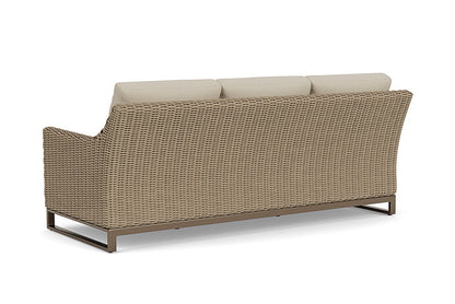 Lloyd Flanders - Milan Sofa In Brushwood Finish With Rumba Straw Fabric - 4750551882008 view 2