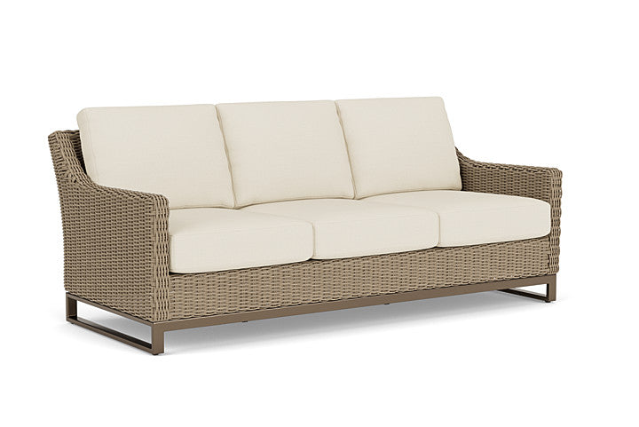 Lloyd Flanders - Milan Sofa In Brushwood Finish With Sailcloth Sailor Fabric - 475055188434 view 1
