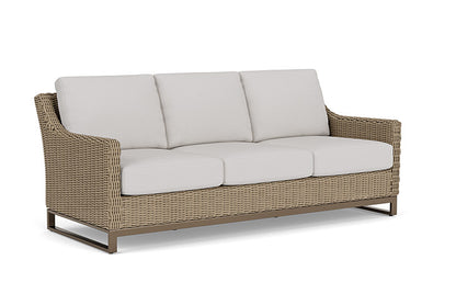 Lloyd Flanders - Milan Sofa In Brushwood Finish With Sailcloth Seagull Fabric - 475055188W61 view 1