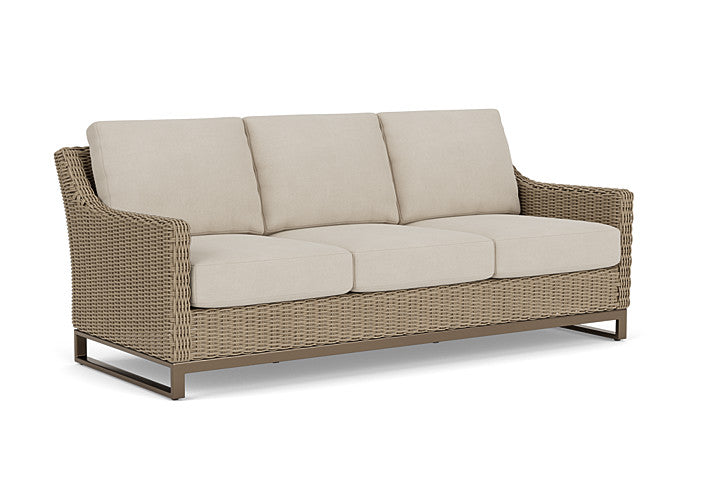 Lloyd Flanders - Milan Sofa In Brushwood Finish With Sandberg Flax Fabric - 4750551882027 view 1