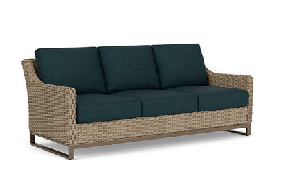 Lloyd Flanders - Milan Sofa In Brushwood Finish With Sandberg Lagoon Fabric - 4750551882039 view 1