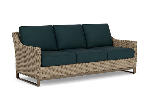 Lloyd Flanders - Milan Sofa In Brushwood Finish With Sandberg Lagoon Fabric - 4750551882039 view 1