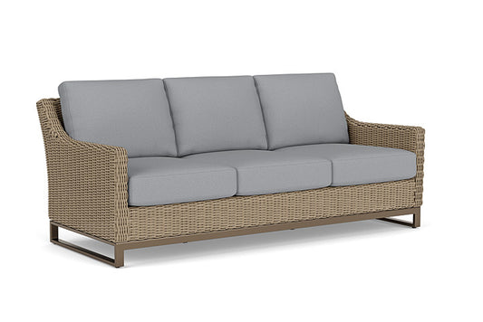 Lloyd Flanders - Milan Sofa In Brushwood Finish With Sandberg Pewter Fabric - 4750551882029 view 1