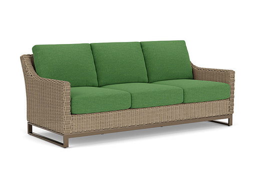 Lloyd Flanders - Milan Sofa In Brushwood Finish With Seadog Botanical Fabric - 4750551882066 view 1