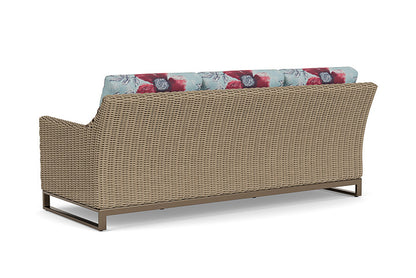 Lloyd Flanders - Milan Sofa In Brushwood Finish With Serena Floral Meadow Fabric - 4750551882079 view 2