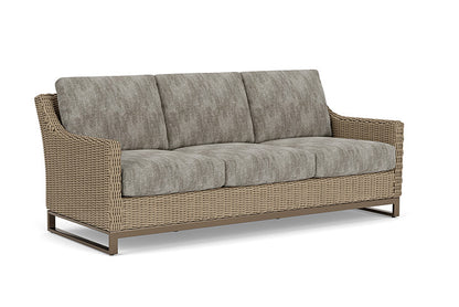 Lloyd Flanders - Milan Sofa In Brushwood Finish With Surface Slate Fabric - 4750551882056 view 1