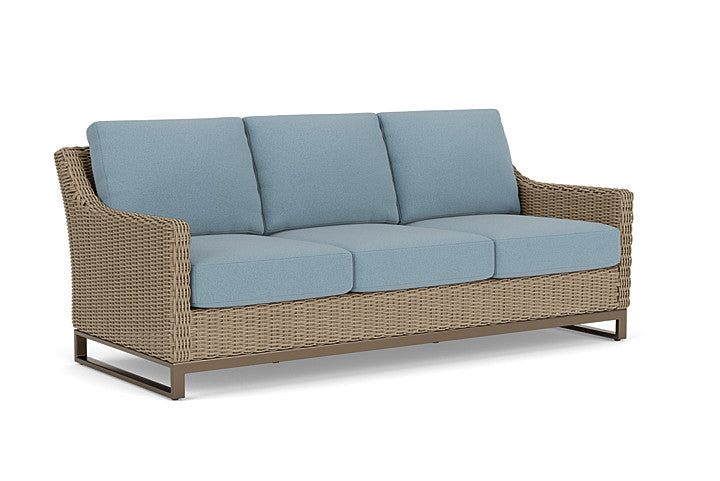 Lloyd Flanders - Milan Sofa In Brushwood Finish With Unearth Mist Fabric - 4750551882068 view 1