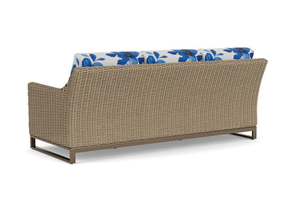 Lloyd Flanders - Milan Sofa In Brushwood Finish With Watercolor Blossom Capri Fabric - 475055188672 view 2