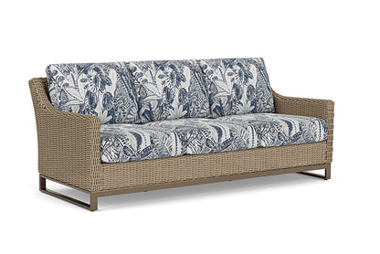 Lloyd Flanders - Milan Sofa In Brushwood Finish With Wayfarer Mist Fabric - 4750551882074 view 1