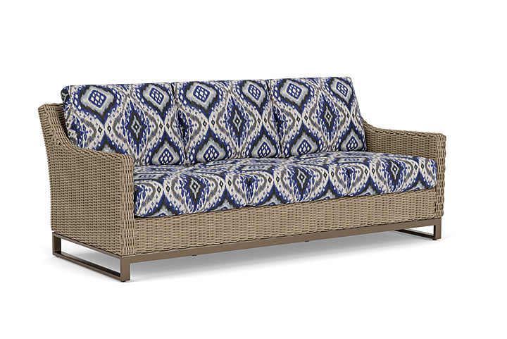 Lloyd Flanders - Milan Sofa In Brushwood Finish With Yoko Mediterranean Fabric - 475055188705 view 1