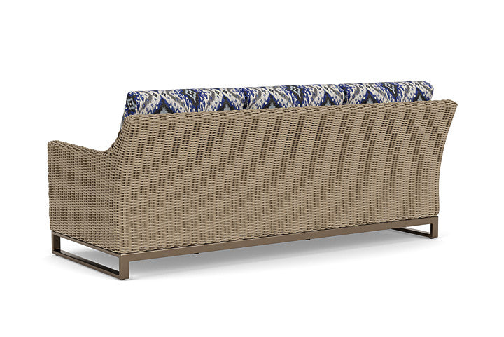Lloyd Flanders - Milan Sofa In Brushwood Finish With Yoko Mediterranean Fabric - 475055188705 view 2