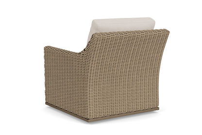 Lloyd Flanders - Milan Swivel Glider Lounge Chair In Brushwood Finish With Canvas Canvas Fabric - 475091188319 view 2