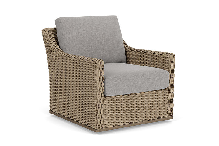 Lloyd Flanders - Milan Swivel Glider Lounge Chair In Brushwood Finish With Remy Shadow Fabric - 4750911882004 view 1