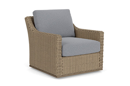 Lloyd Flanders - Milan Swivel Glider Lounge Chair In Brushwood Finish With Rumba Stonewashed Fabric - 4750911882006 view 1