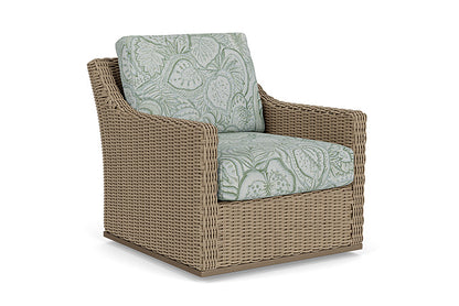 Lloyd Flanders - Milan Swivel Glider Lounge Chair In Brushwood Finish With Sensibility Spring Fabric - 4750911882081 view 1