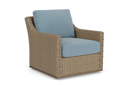 Lloyd Flanders - Milan Swivel Glider Lounge Chair In Brushwood Finish With Unearth Mist Fabric - 4750911882068 view 1