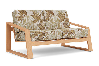 Lloyd Flanders - Pursuit Loveseat In Toffee Cream Finish With Botanic Willow Fabric - 452050188164 view 1