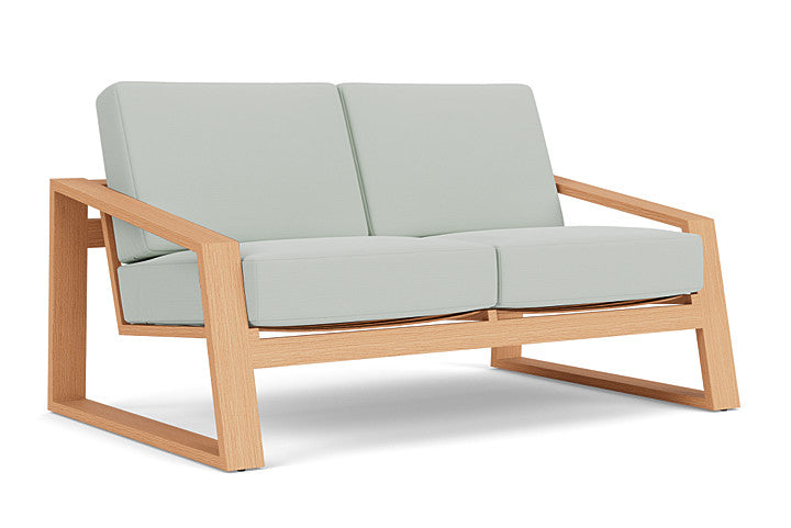 Lloyd Flanders - Pursuit Loveseat In Toffee Cream Finish With Callen Celadon Fabric - 4520501882024 view 1