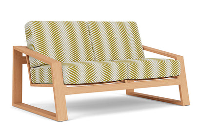 Lloyd Flanders - Pursuit Loveseat In Toffee Cream Finish With Clock Out Dew Fabric - 4520501882083 view 1