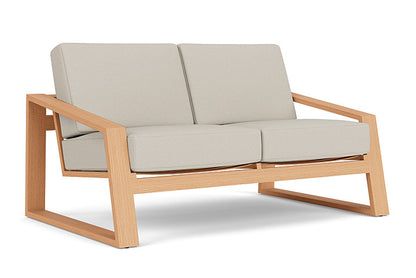 Lloyd Flanders - Pursuit Loveseat In Toffee Cream Finish With Fife Fog Fabric - 452050188181 view 1