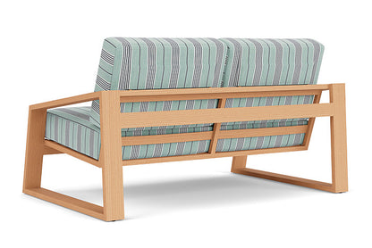 Lloyd Flanders - Pursuit Loveseat In Toffee Cream Finish With Hansen Seaglass Fabric - 4520501881926 view 2