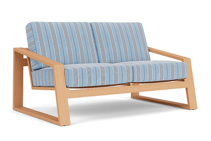 Lloyd Flanders - Pursuit Loveseat In Toffee Cream Finish With Hansen Sky Fabric - 452050188064 view 1