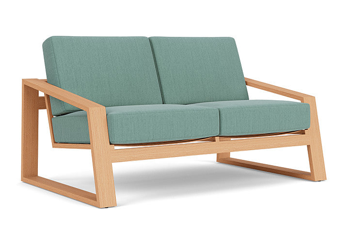 Lloyd Flanders - Pursuit Loveseat In Toffee Cream Finish With Loveboat Mint Fabric - 4520501882010 view 1