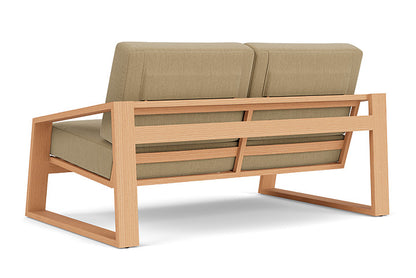 Lloyd Flanders - Pursuit Loveseat In Toffee Cream Finish With Loveboat Saffron Fabric - 4520501882009 view 2