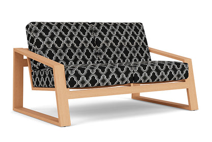 Lloyd Flanders - Pursuit Loveseat In Toffee Cream Finish With Luna Onyx Fabric - 4520501882071 view 1