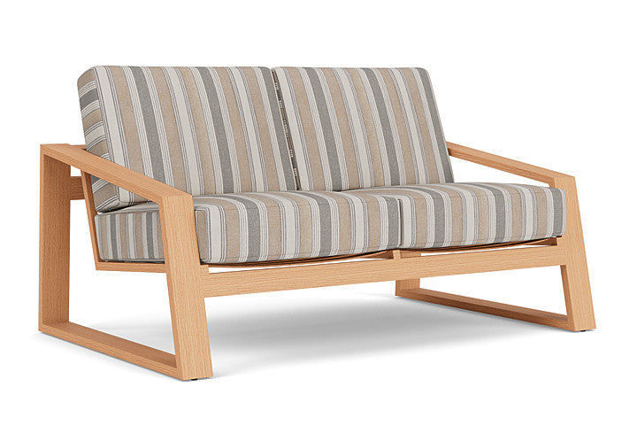 Lloyd Flanders - Pursuit Loveseat In Toffee Cream Finish With Purveyor Pewter Fabric - 452050188146 view 1