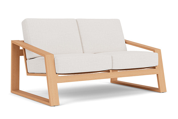 Lloyd Flanders - Pursuit Loveseat In Toffee Cream Finish With Reflections Snow Fabric - 4520501882014 view 1