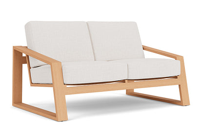 Lloyd Flanders - Pursuit Loveseat In Toffee Cream Finish With Reflections Snow Fabric - 4520501882014 view 1