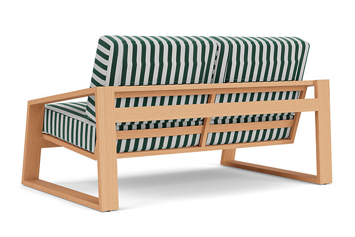 Lloyd Flanders - Pursuit Loveseat In Toffee Cream Finish With Safari/White Stripe Fabric - 452050188269 view 2