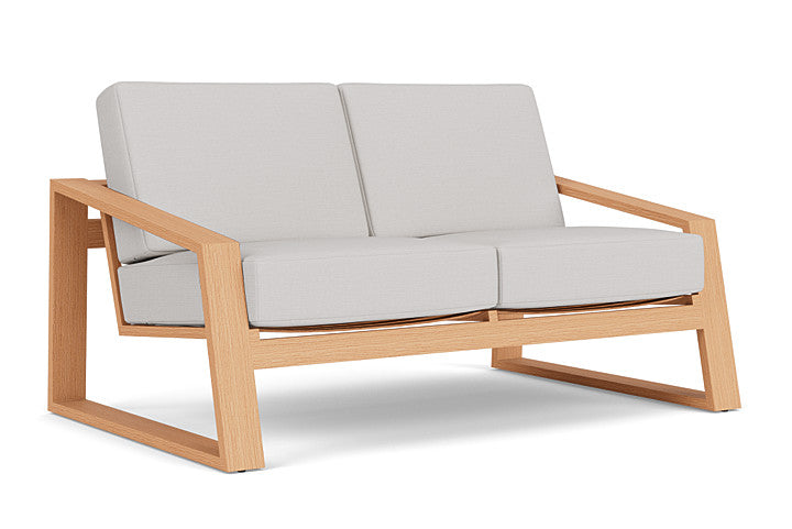 Lloyd Flanders - Pursuit Loveseat In Toffee Cream Finish With Sailcloth Seagull Fabric - 452050188W61 view 1