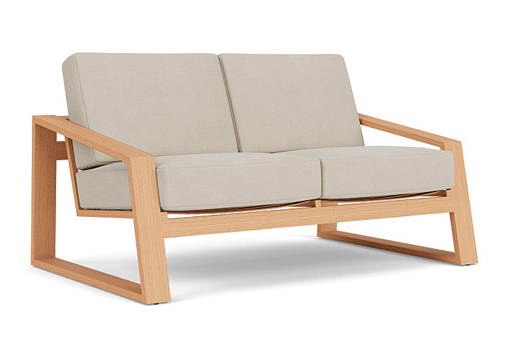 Lloyd Flanders - Pursuit Loveseat In Toffee Cream Finish With Sandberg Flax Fabric - 4520501882027 view 1