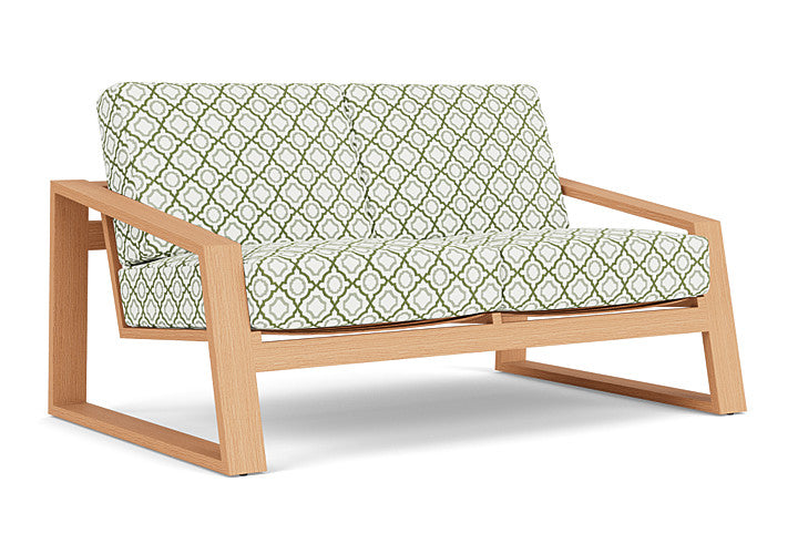 Lloyd Flanders - Pursuit Loveseat In Toffee Cream Finish With Savannah Green Fabric - 4520501882064 view 1