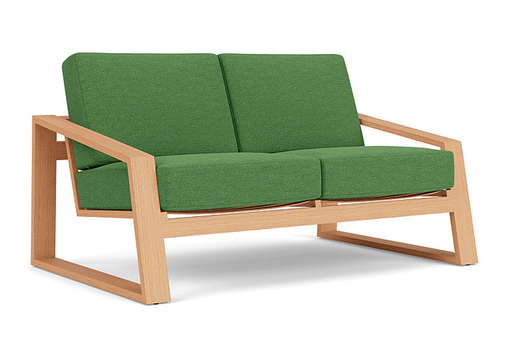 Lloyd Flanders - Pursuit Loveseat In Toffee Cream Finish With Seadog Botanical Fabric - 4520501882066 view 1