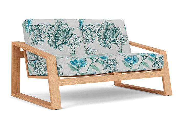 Lloyd Flanders - Pursuit Loveseat In Toffee Cream Finish With Serena Floral Mist Fabric - 4520501882078 view 1