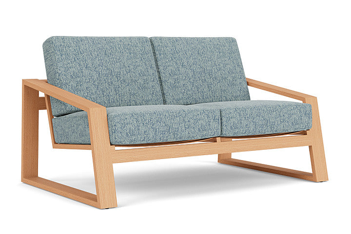 Lloyd Flanders - Pursuit Loveseat In Toffee Cream Finish With Serene Ocean Fabric - 4520501882032 view 1