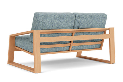 Lloyd Flanders - Pursuit Loveseat In Toffee Cream Finish With Serene Ocean Fabric - 4520501882032 view 2