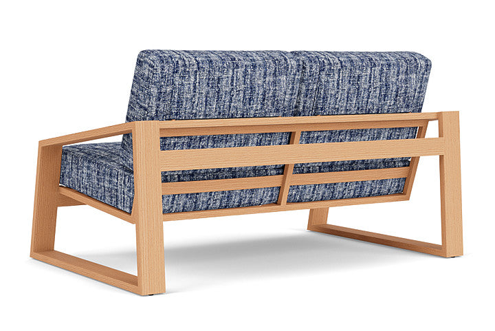 Lloyd Flanders - Pursuit Loveseat In Toffee Cream Finish With Visions Cobalt Fabric - 452050188683 view 2