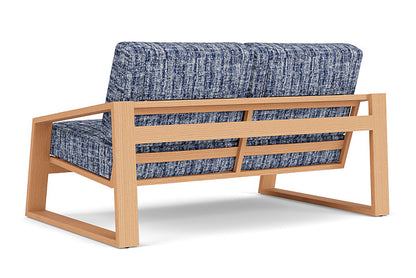 Lloyd Flanders - Pursuit Loveseat In Toffee Cream Finish With Visions Cobalt Fabric - 452050188683 view 2