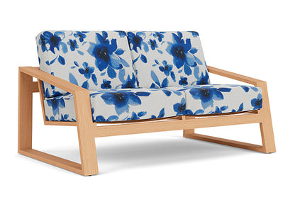 Lloyd Flanders - Pursuit Loveseat In Toffee Cream Finish With Watercolor Blossom Capri Fabric - 452050188672 view 1