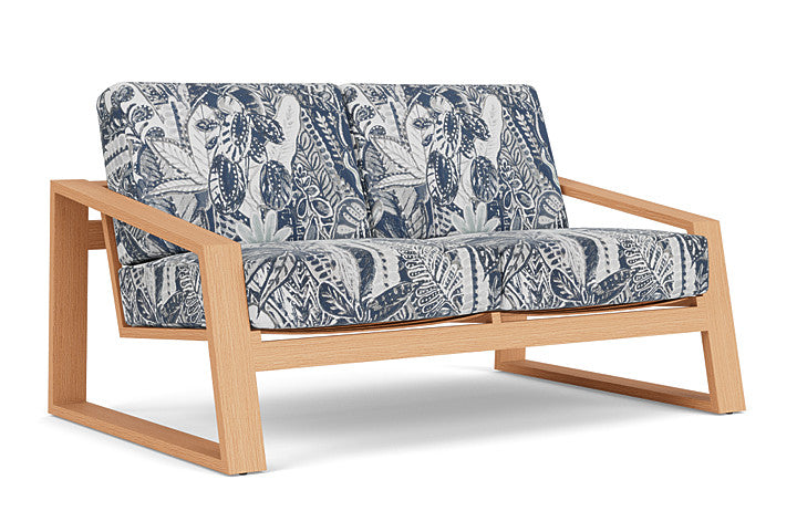 Lloyd Flanders - Pursuit Loveseat In Toffee Cream Finish With Wayfarer Mist Fabric - 4520501882074 view 1