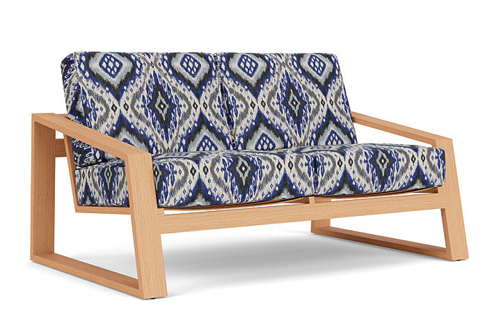 Lloyd Flanders - Pursuit Loveseat In Toffee Cream Finish With Yoko Mediterranean Fabric - 452050188705 view 1