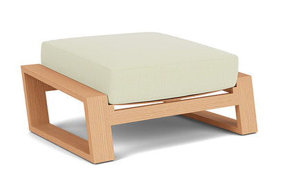 Lloyd Flanders - Pursuit Ottoman In Toffee Cream Finish With Bamboo Bay Meadow Fabric - 4520171882060 view 2